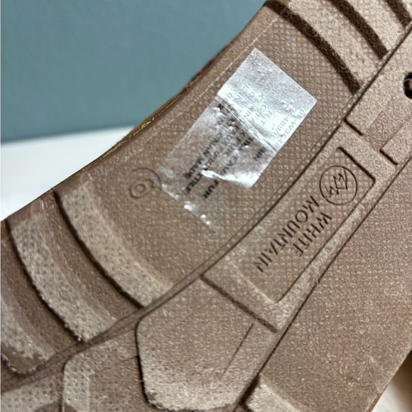 White Mountain Icebin Faux Fur Slipper Clog Dark Chocolate Size 9 - Picture 7 of 9